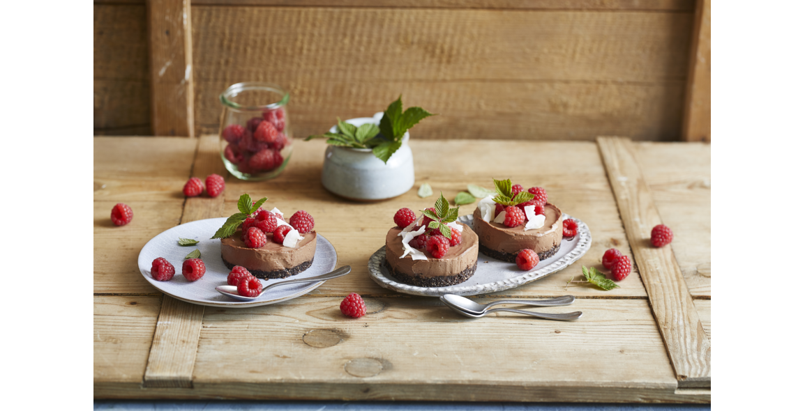 Tortino al cioccolato con lamponi
