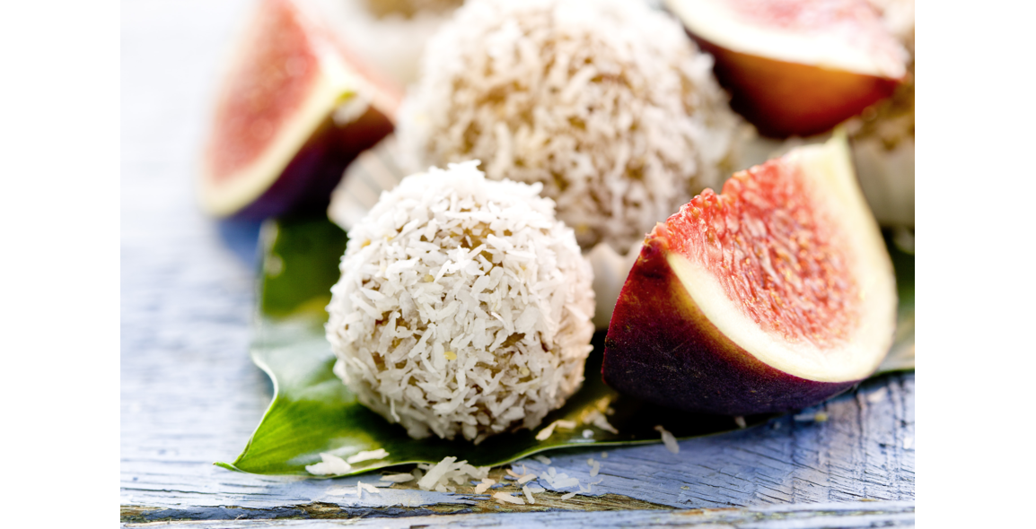 Sfere alla frutta senza cottura