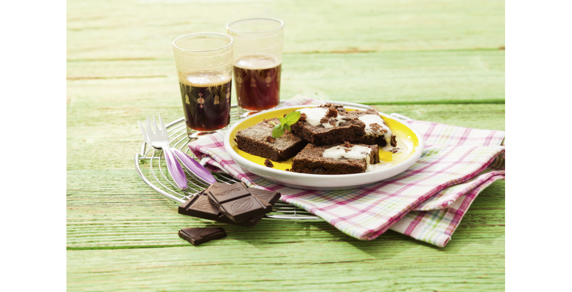 Brownies con crema al cacao – delizia vegana al cioccolato